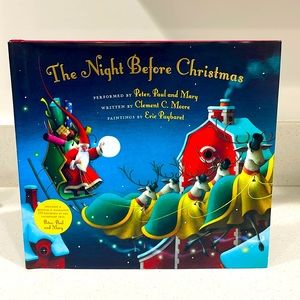 🎄🎶The Night Before Christmas Book - Performed by Peter, Paul and Mary